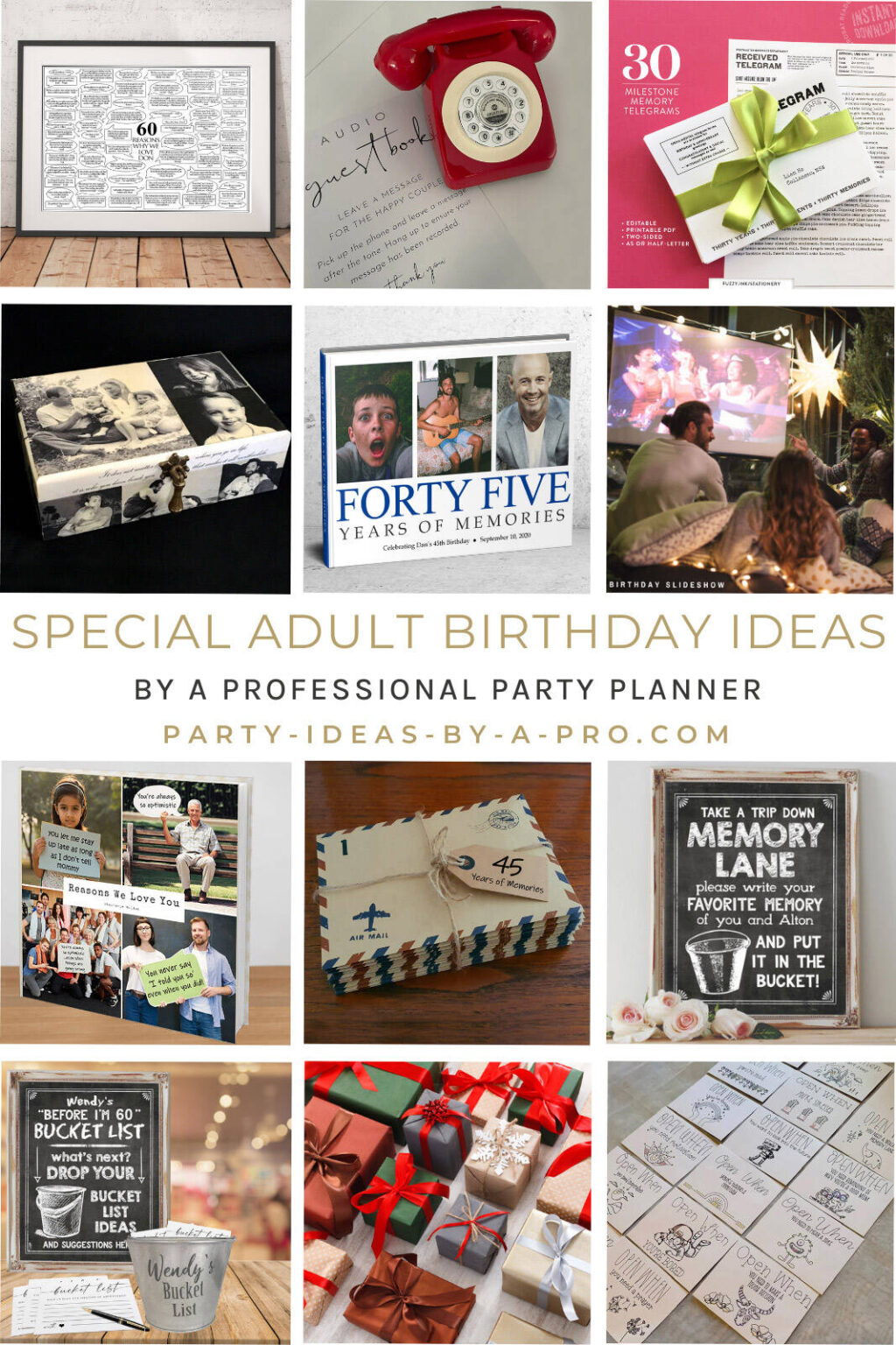 By a Pro Special Birthday Ideas for Adults