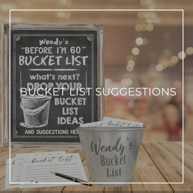 Bucket List Suggestions