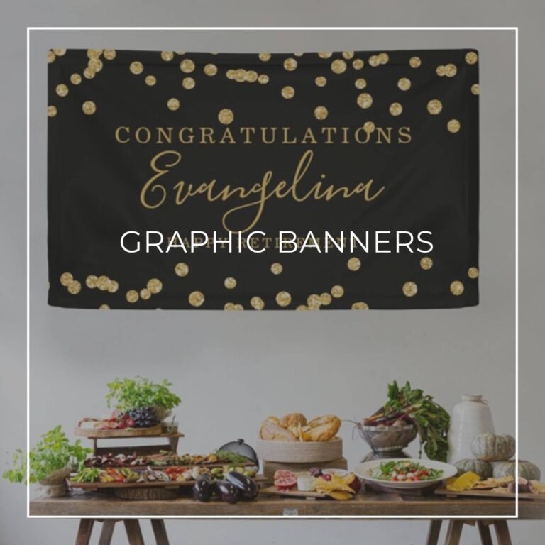Congratulations black and gold sequin custom surprise party banner