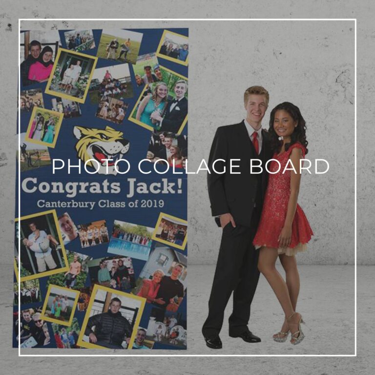 Look who's 60 freestanding surprise 65th birthday photo collage board decoration showing photos of the birthday boy through the years
