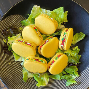 taco themed macarons