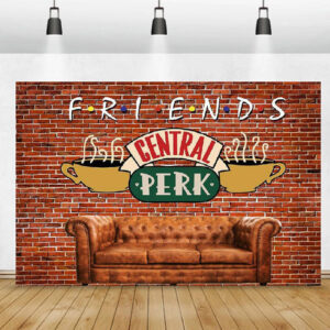 Friends Central Perk cafe themed party backdrop