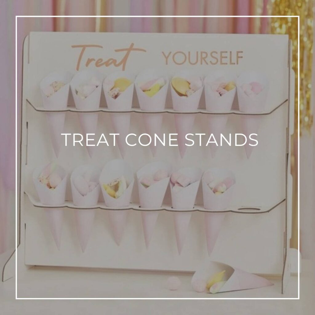 'Treat Yourself' treat cone display stand