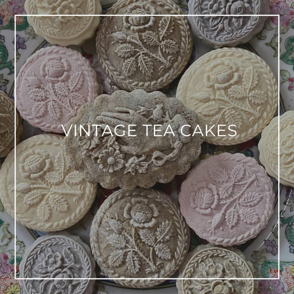 vintage Victorian style tea cakes