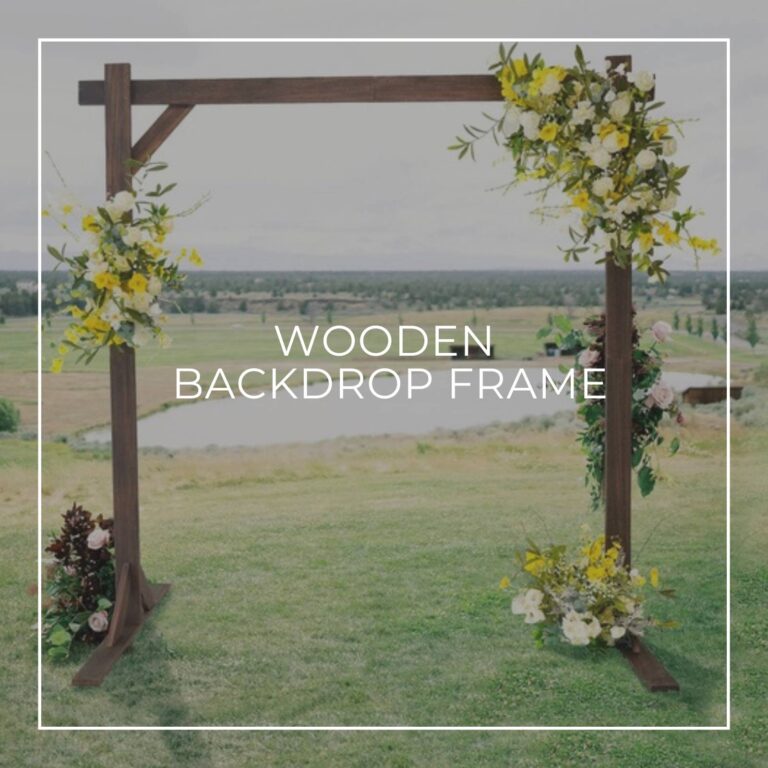 Wooden Backdrop Frame